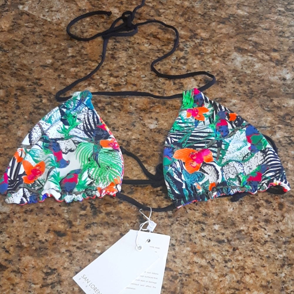 San Lorenzo bikini top NWT
